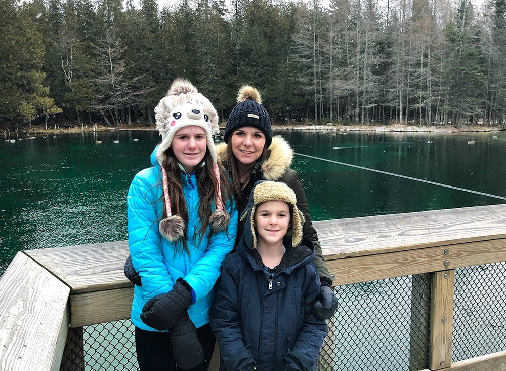 Kitch-iti-kipi in the winter | Winter Getaway to Michigan's Upper Peninsula