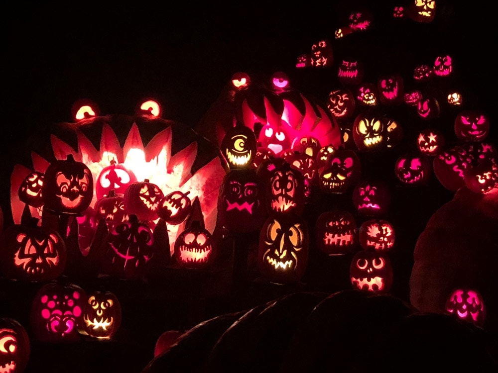 Giant Jack O Lanterns at the Jack O Lantern Spectacular