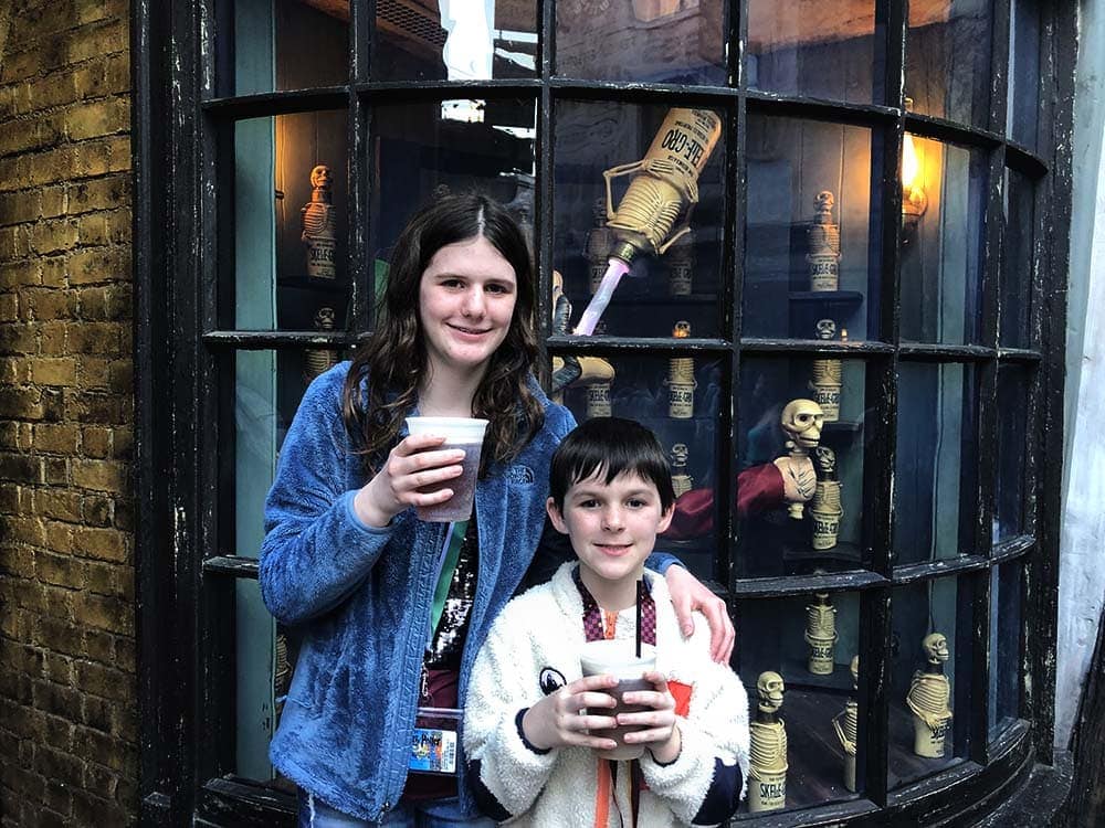 Tasting butterbeer