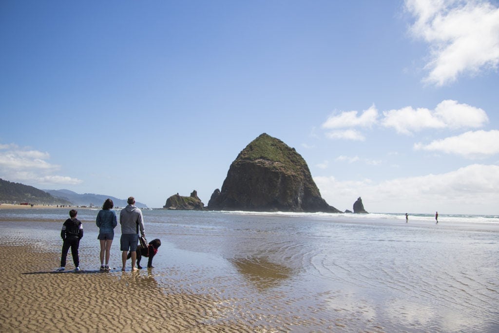 Haystack Rock at Cannon Beach, Oregon