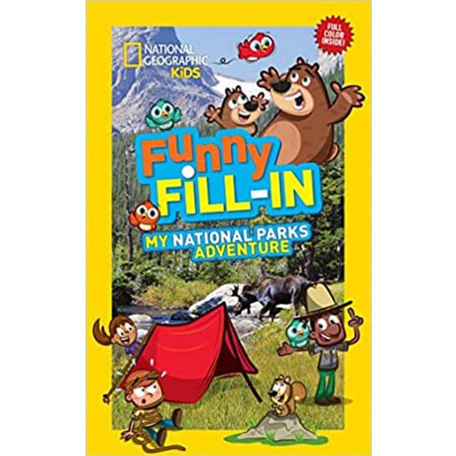 50+ Thoughtful Gifts for National Park Lovers National park kids funny fill in book