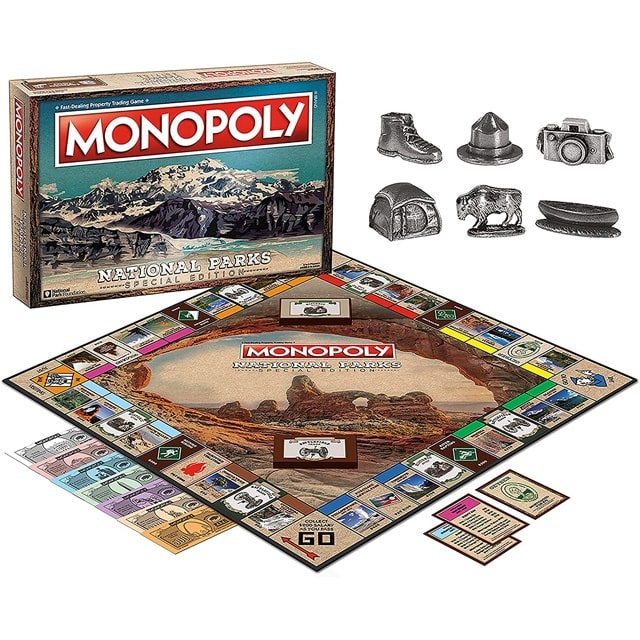 50+ Thoughtful Gifts for National Park Lovers national park games monopoly