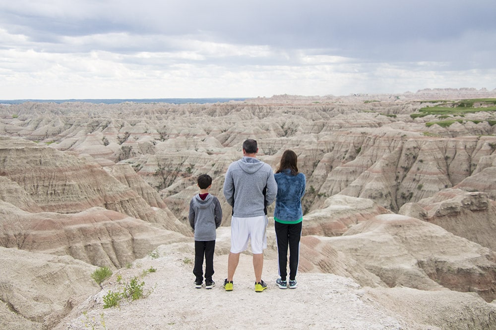 An overview of Badlands National Park