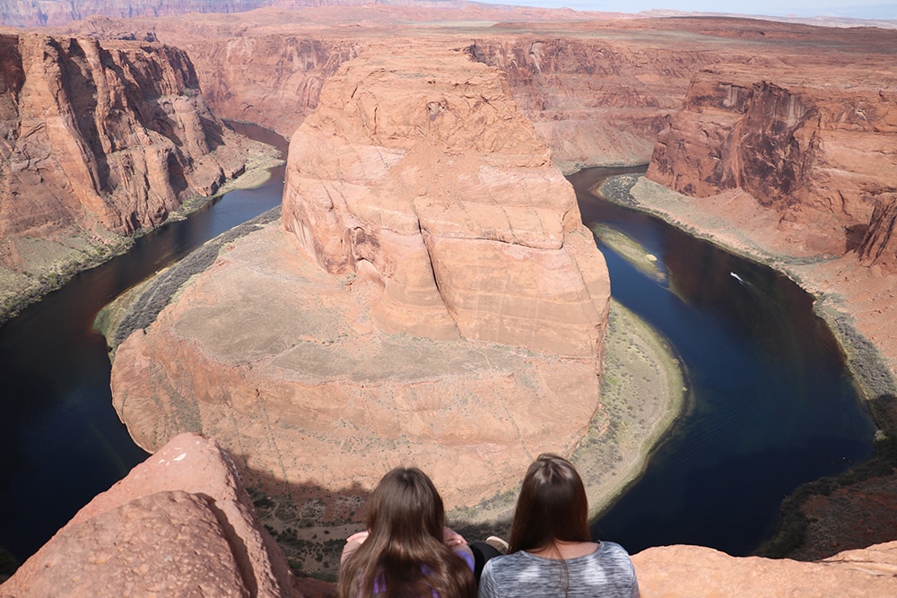 A view of Horseshoe Bend in Page, Arizona