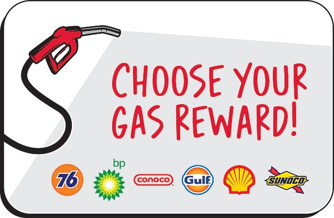 Gas gift card