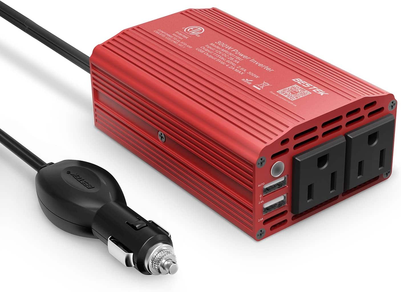 Power inverter for road trips