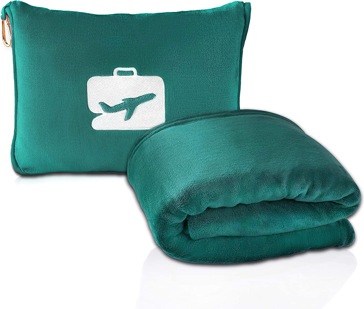 Travel pillow that doubles as a blanket