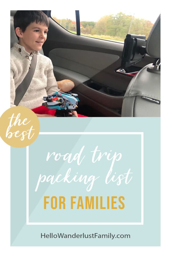 Family Road Trip Essentials FREE Checklist - More Than Main Street