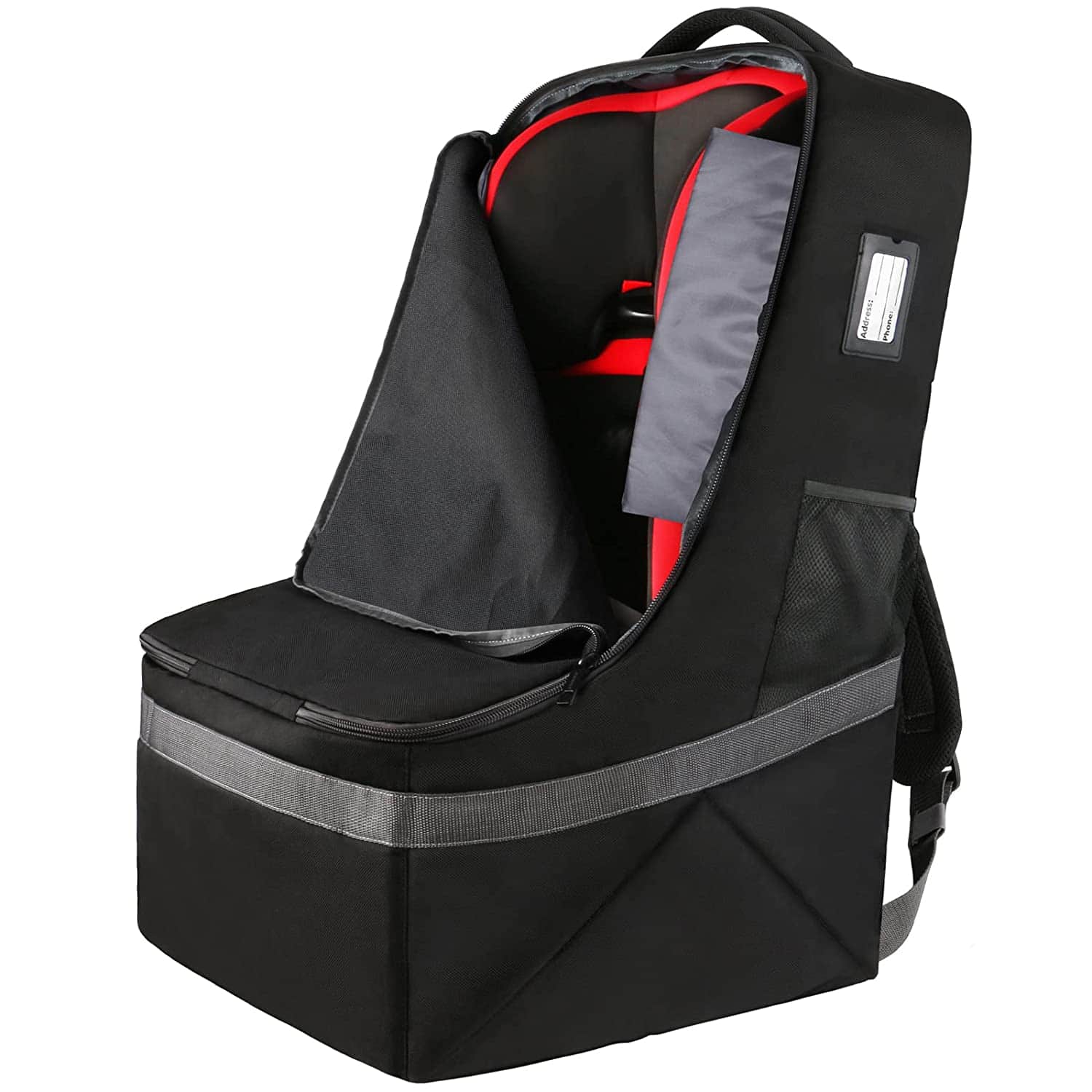 A backpack that fits your car seat.