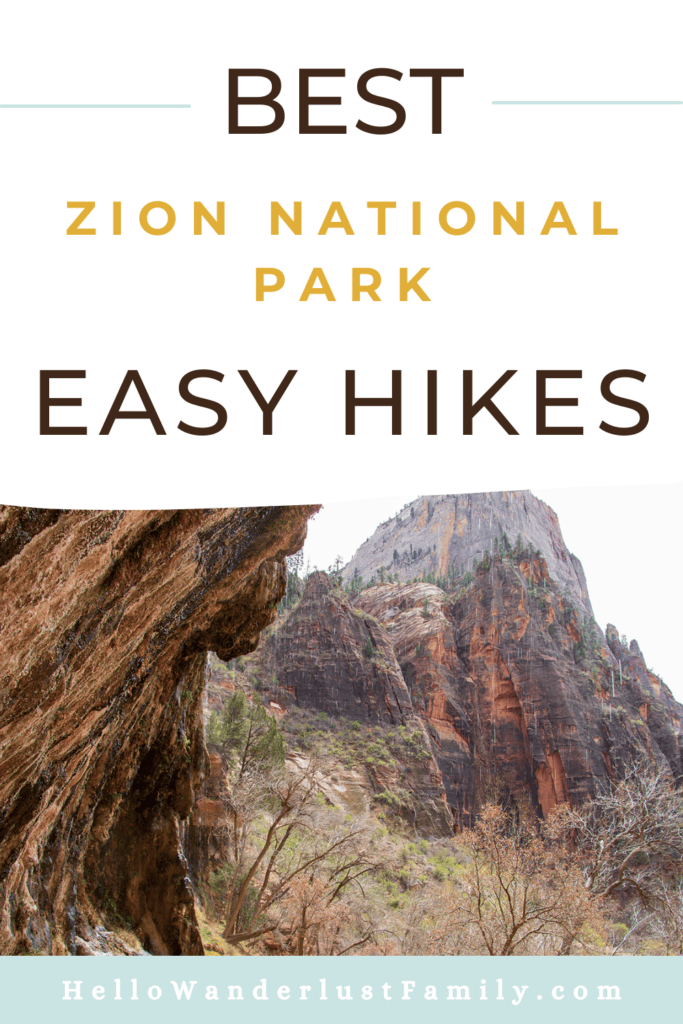 Zion National Park: The Best Easy Hikes for Outdoor Lovers zion easy hike