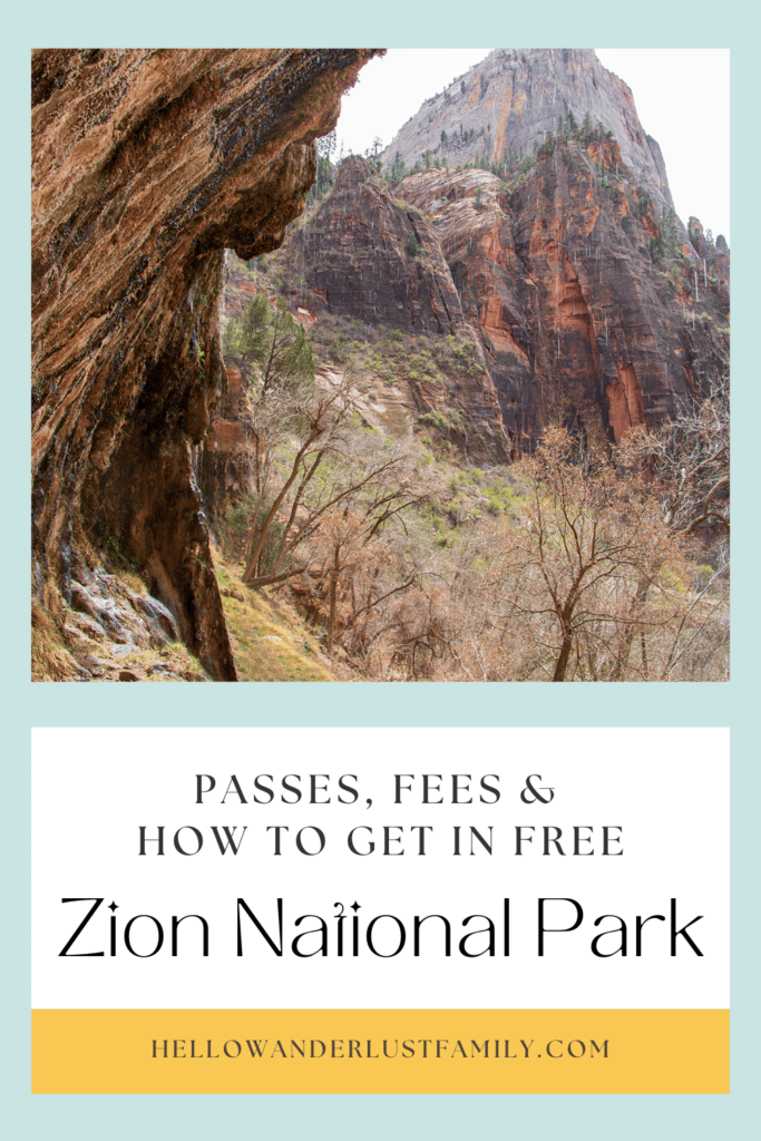 Zion National Park – Fees, Passes & How To Get In Free zion get in free
