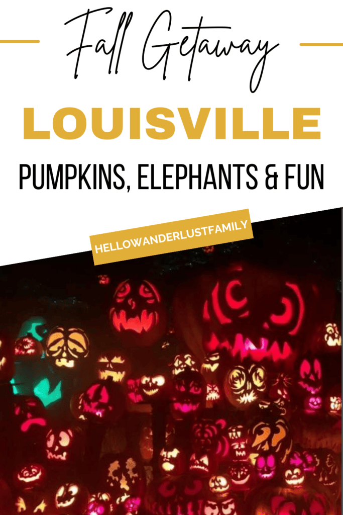 A Spectacular Fall Getaway | Elephants + Pumpkins louisville jackolantern spectacular