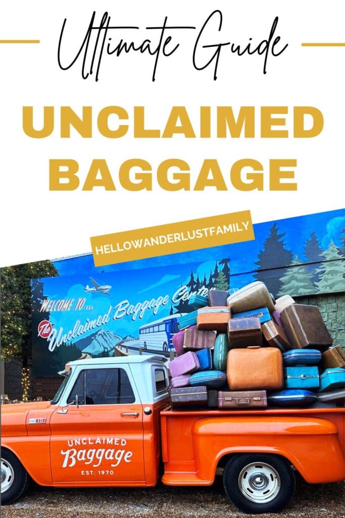 Unclaimed Baggage: A Guide To The Lost Luggage Store Unclaimed Baggage Treasure Hunt Pin 1