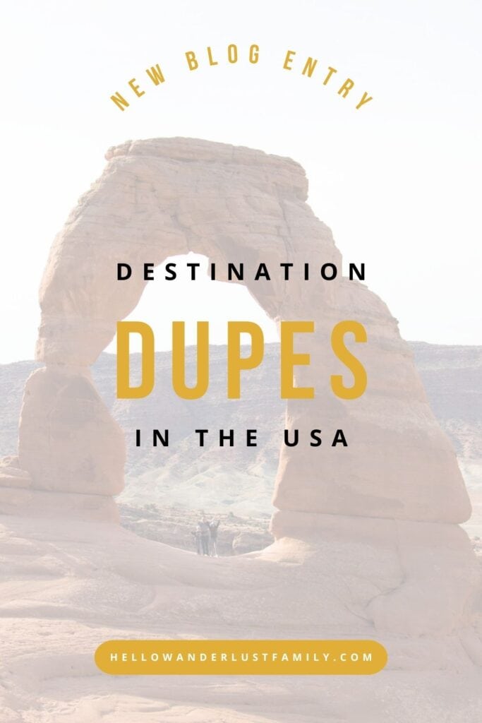 USA Destination Dupes: Alternatives to Popular Travel Spots destination alternatives